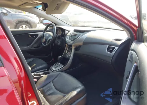 2013 Hyundai Elantra Limited из США, поврежденный, VIN KMHDH4AE9DU670555